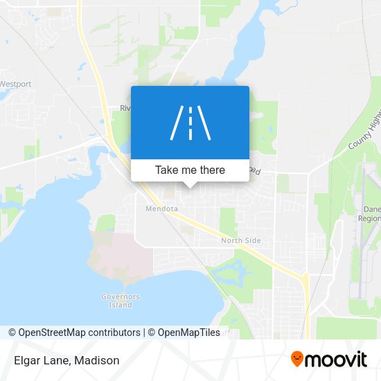 Mapa de Elgar Lane