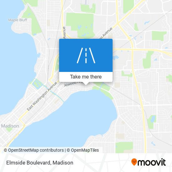 Elmside Boulevard map
