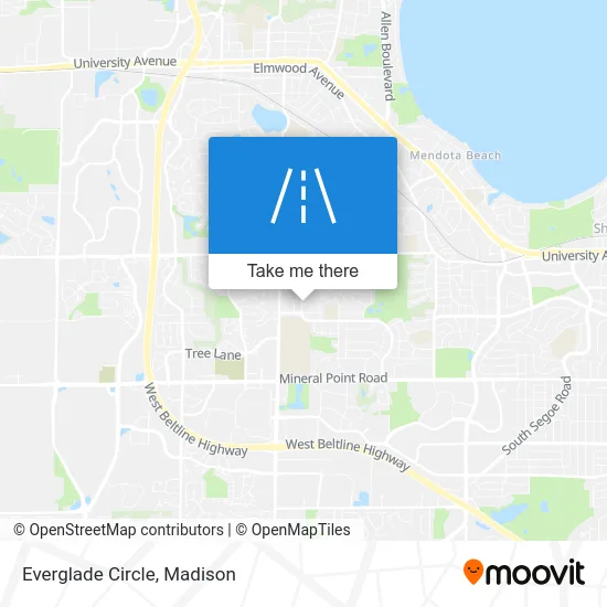 Everglade Circle map