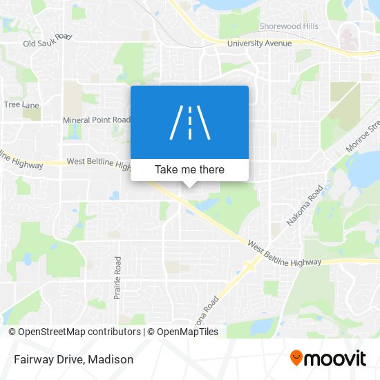 Fairway Drive map