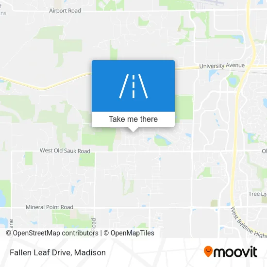 Fallen Leaf Drive map