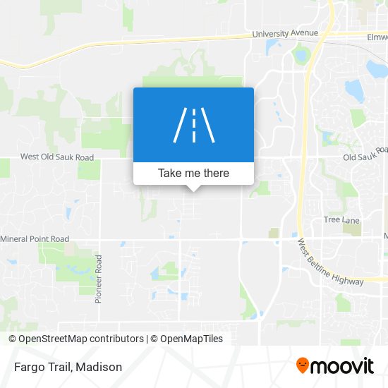 Fargo Trail map