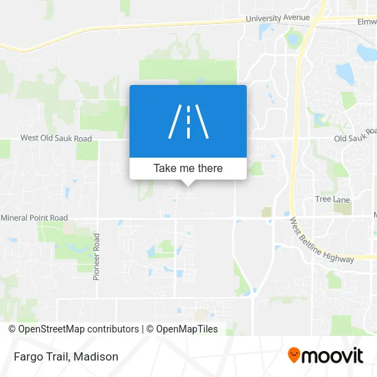 Fargo Trail map