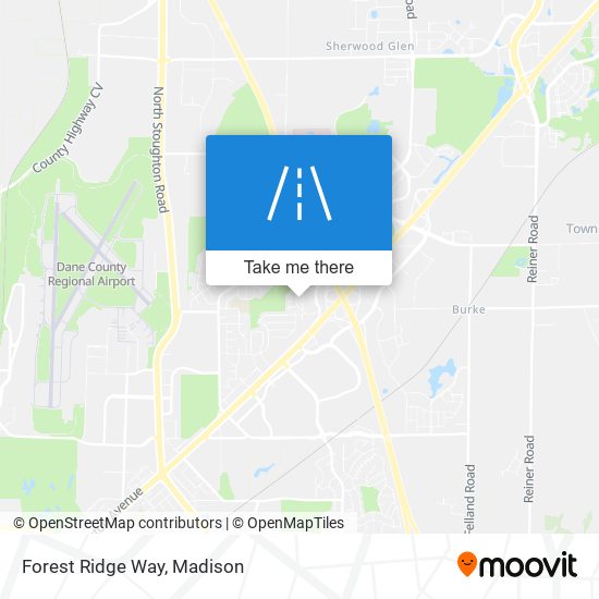 Forest Ridge Way map