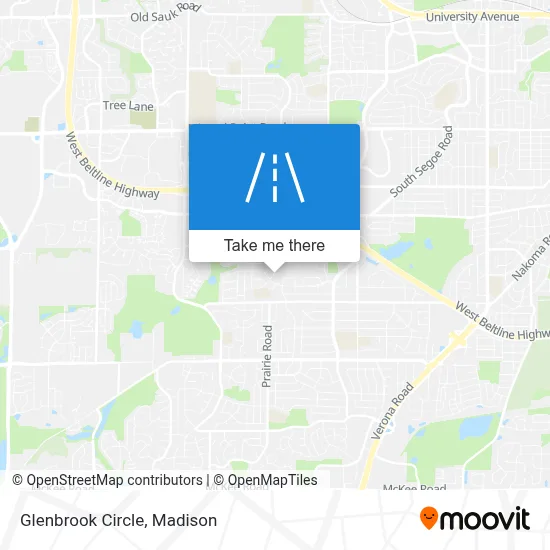 Glenbrook Circle map