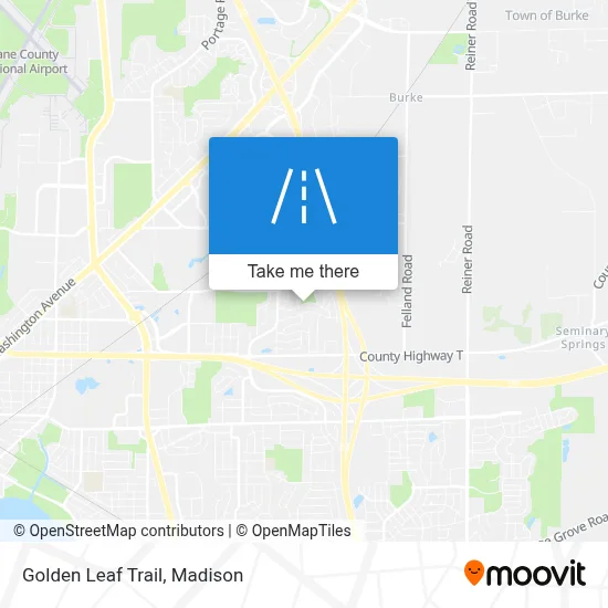 Golden Leaf Trail map