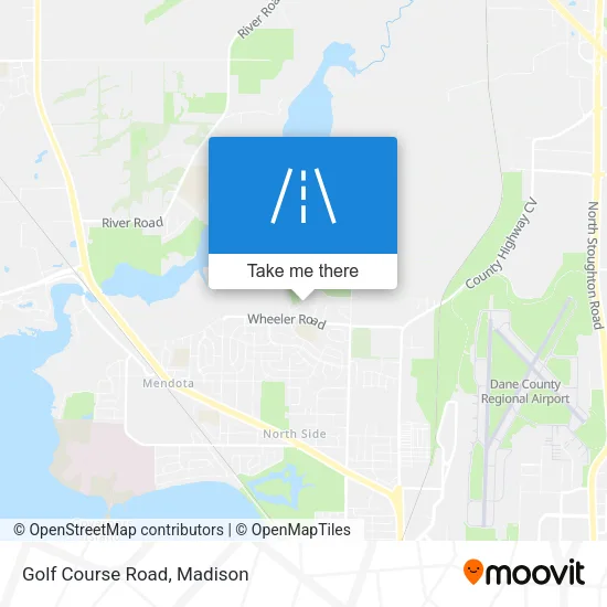 Golf Course Road map