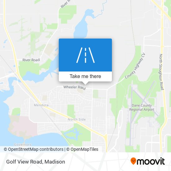 Golf View Road map