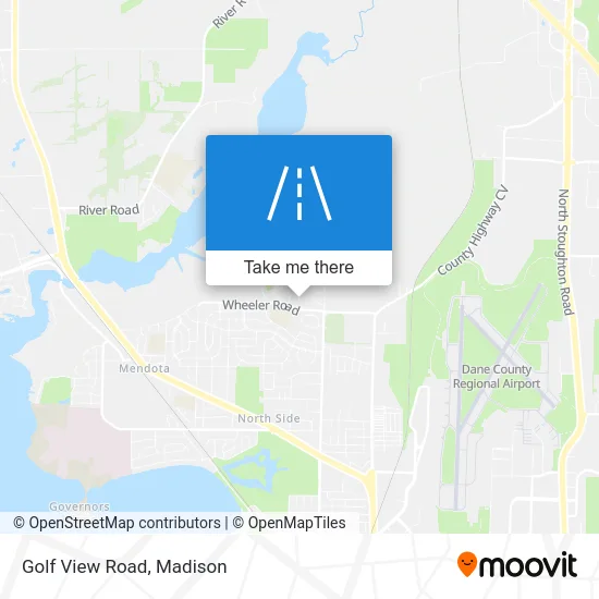 Golf View Road map