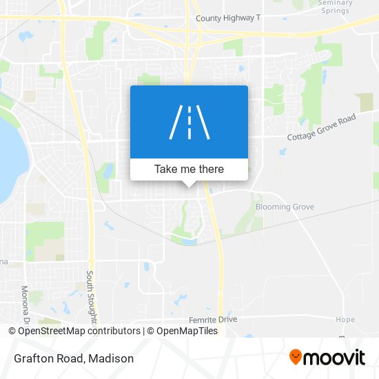 Grafton Road map