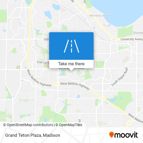 Grand Teton Plaza map