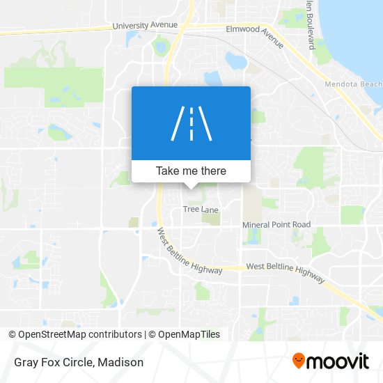 Gray Fox Circle map