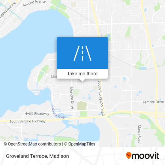 Groveland Terrace map