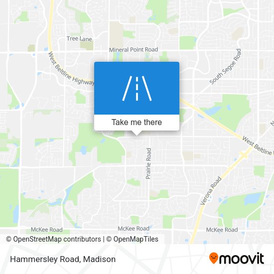 Hammersley Road map