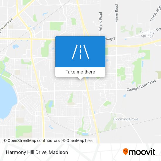 Harmony Hill Drive map
