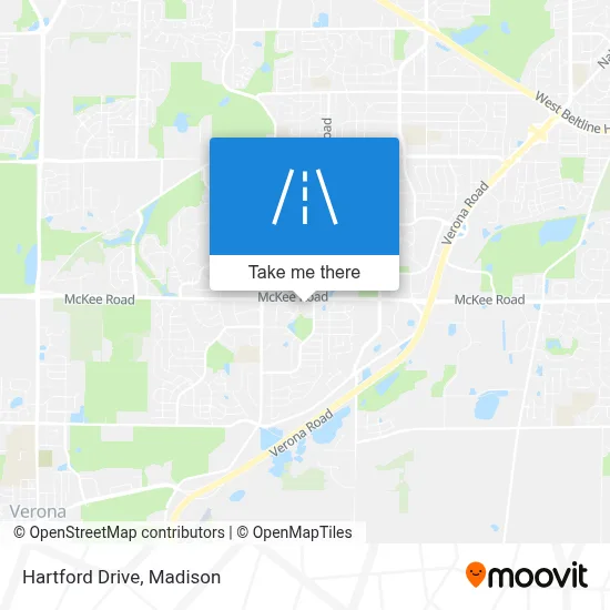 Hartford Drive map