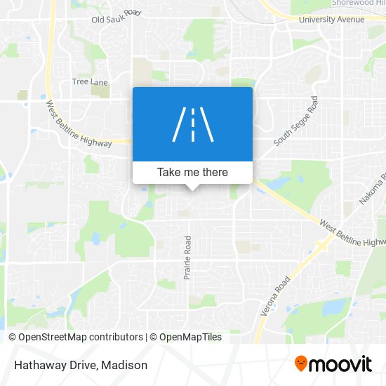 Hathaway Drive map