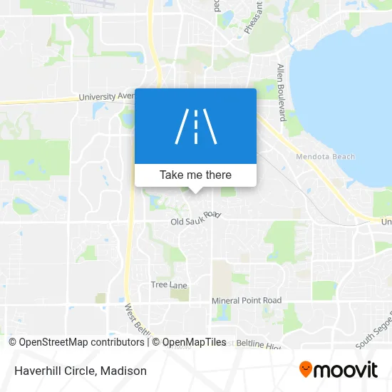 Haverhill Circle map