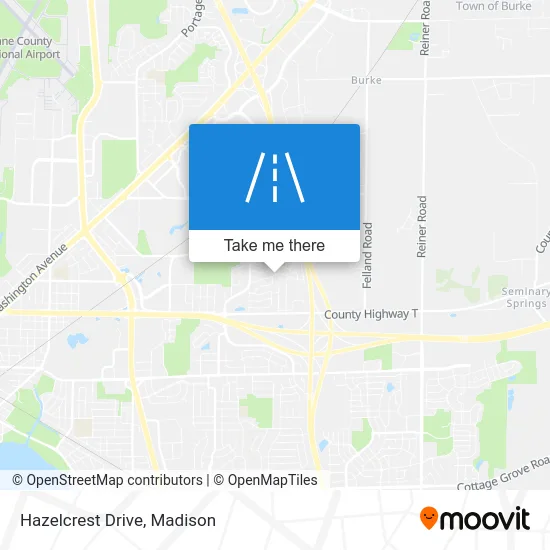 Hazelcrest Drive map
