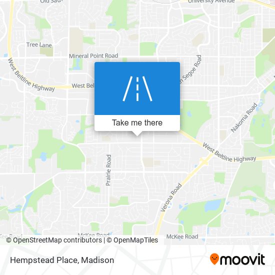 Hempstead Place map