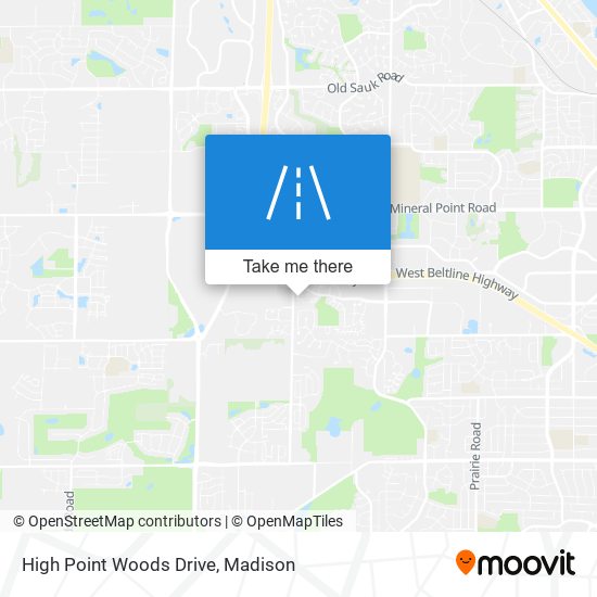 High Point Woods Drive map