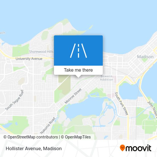 Mapa de Hollister Avenue