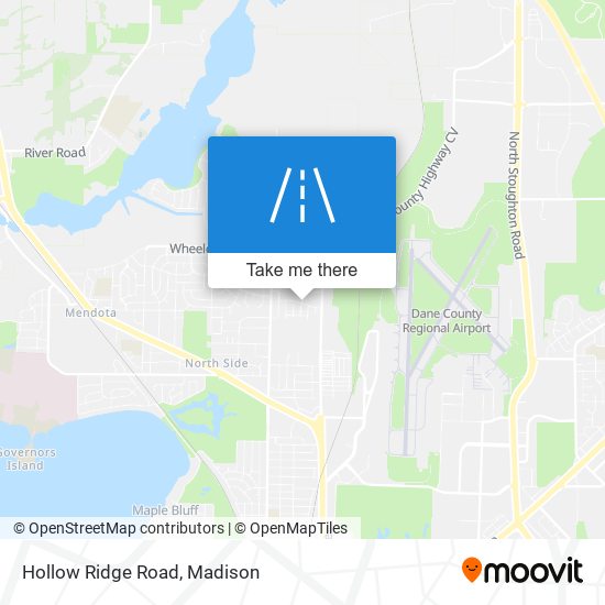 Mapa de Hollow Ridge Road