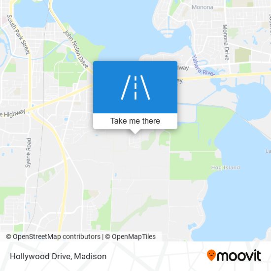 Hollywood Drive map