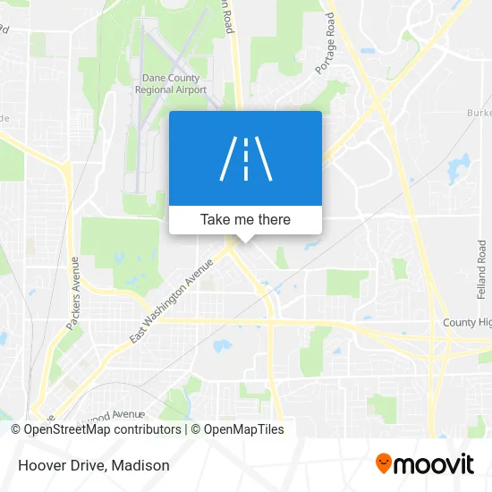Hoover Drive map