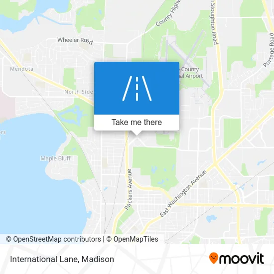 International Lane map