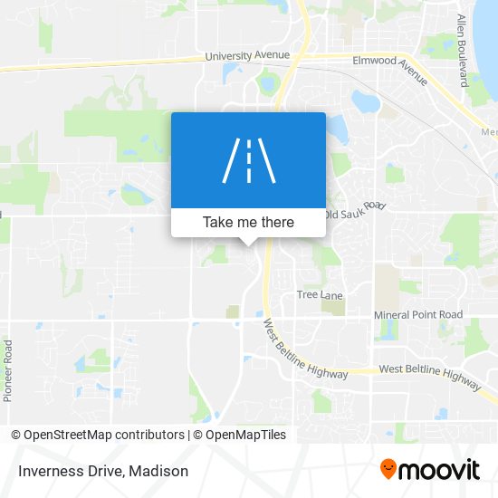 Inverness Drive map