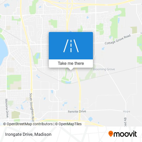 Irongate Drive map