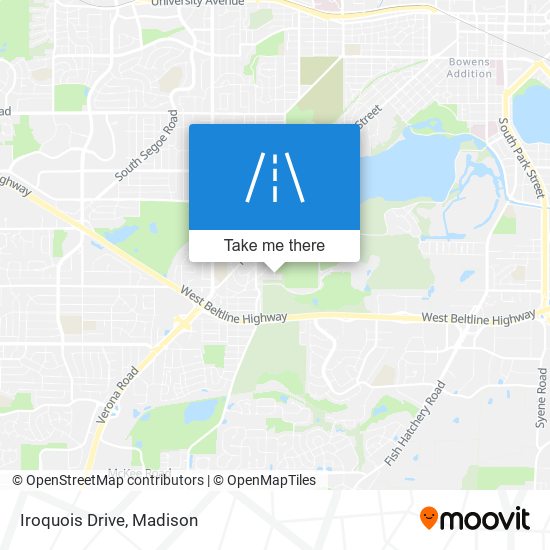 Iroquois Drive map