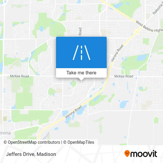 Jeffers Drive map