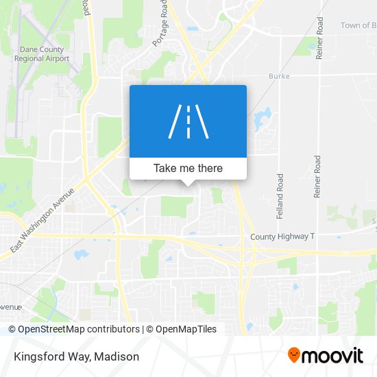 Kingsford Way map