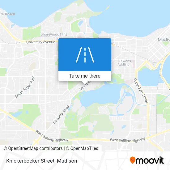 Knickerbocker Street map