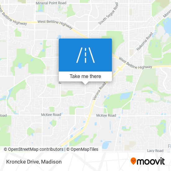 Kroncke Drive map