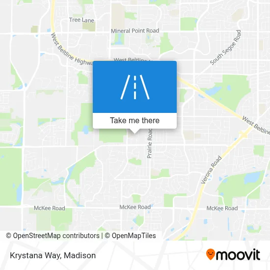 Krystana Way map