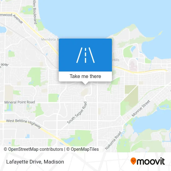 Lafayette Drive map
