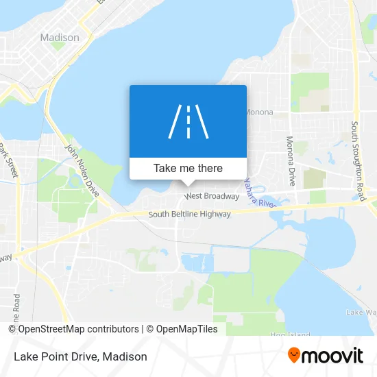 Lake Point Drive map