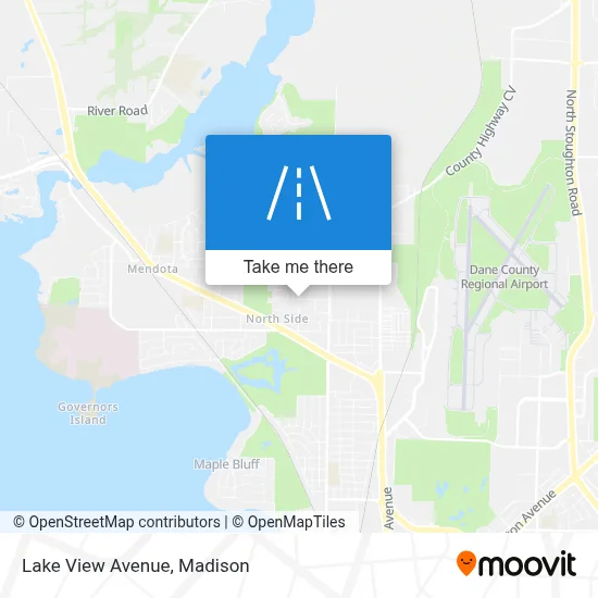 Lake View Avenue map