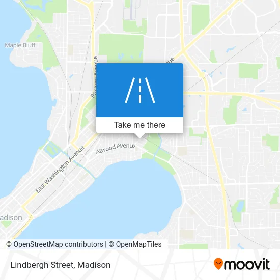 Lindbergh Street map