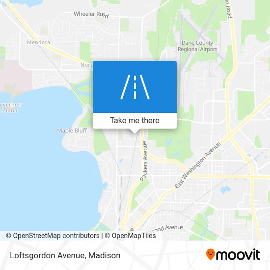 Loftsgordon Avenue map