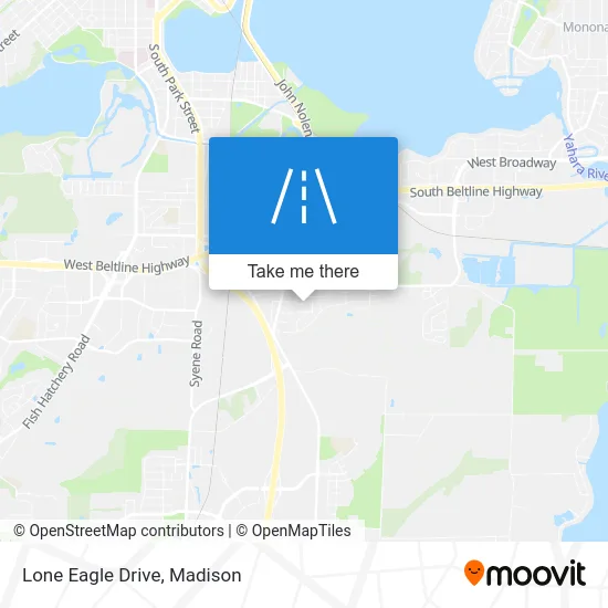 Lone Eagle Drive map