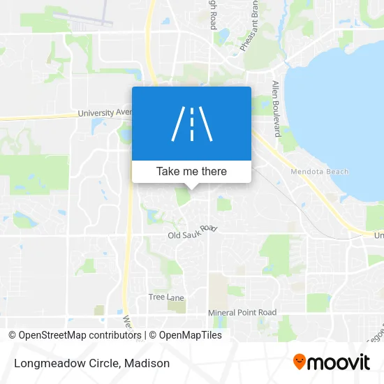 Longmeadow Circle map
