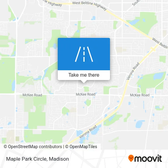 Maple Park Circle map