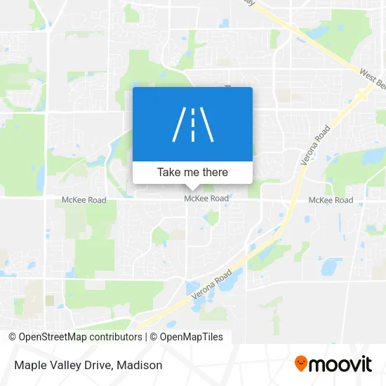 Maple Valley Drive map