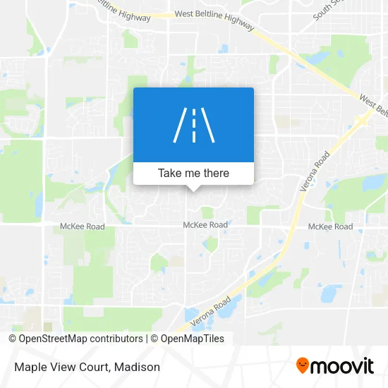 Maple View Court map