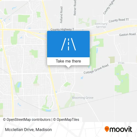 Mcclellan Drive map
