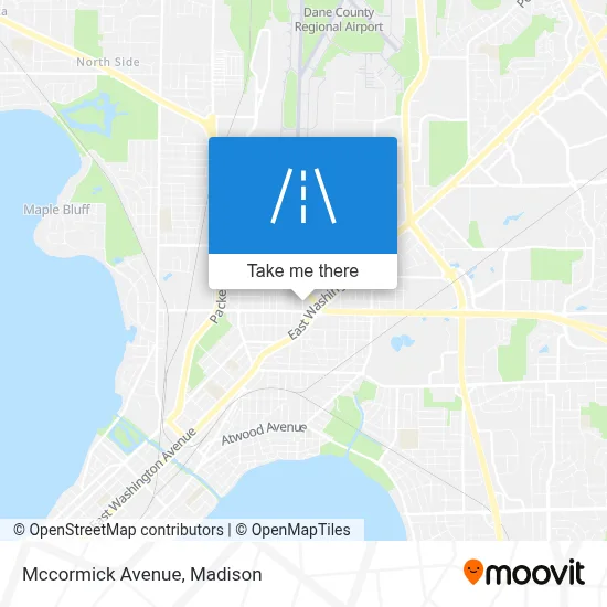 Mccormick Avenue map